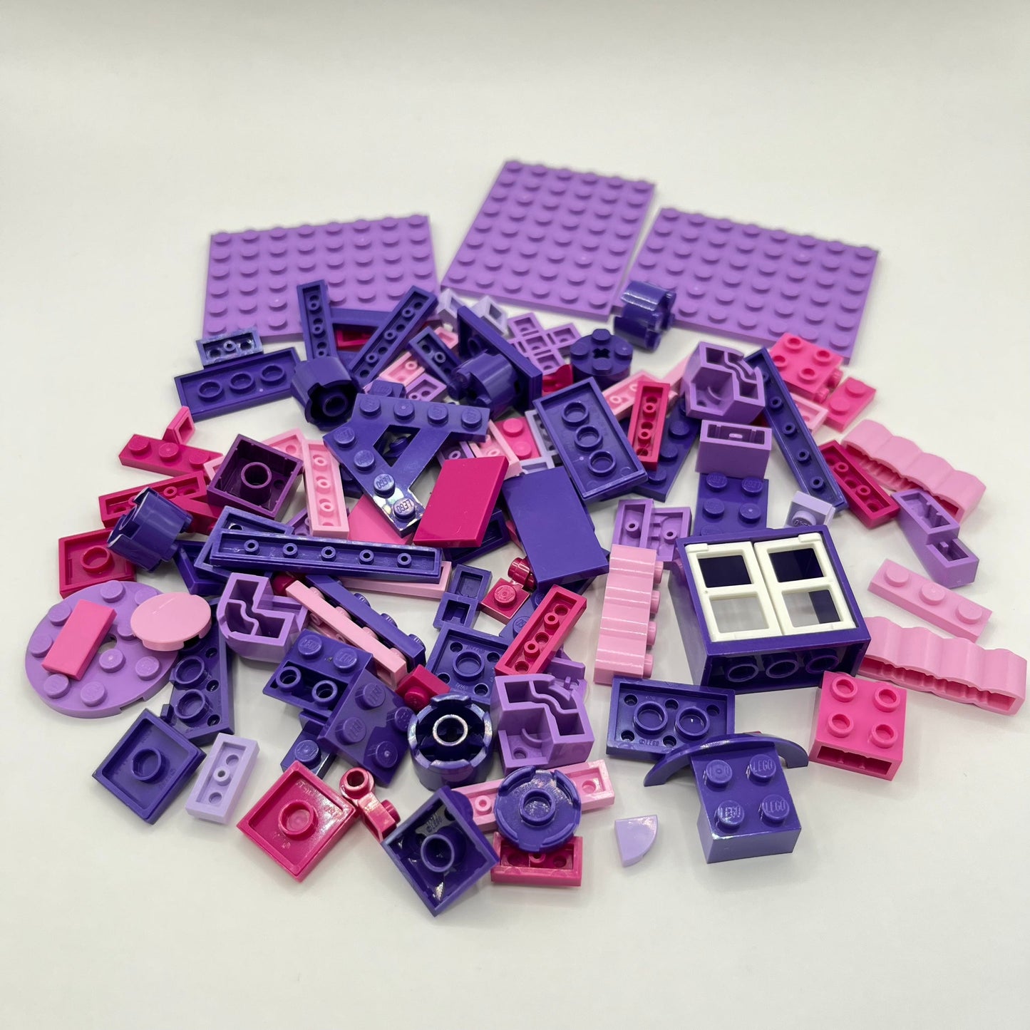 LEGO Pink and Purple, Mixed Pieces, Approx. 90g