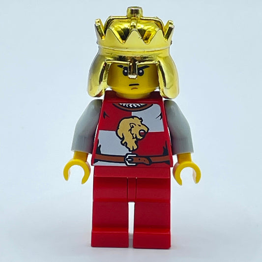 LEGO King, Chrome Gold Crown, Lion Knight, Minifigure