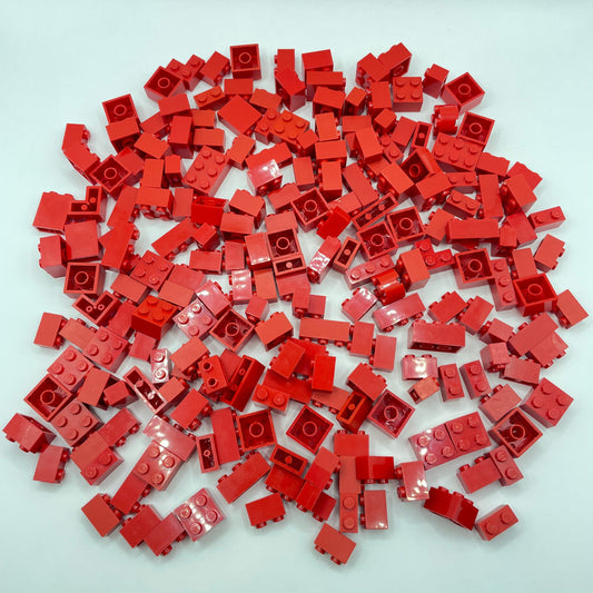 LEGO Small Bricks, Red, Approx. 210g