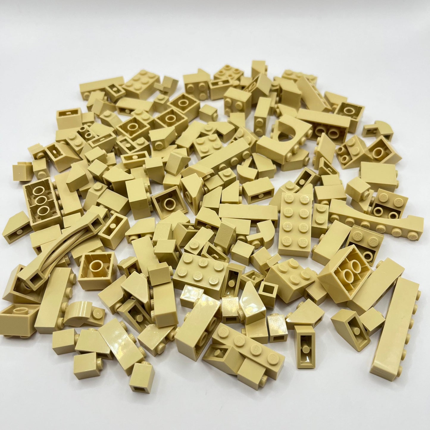 LEGO Tan Mixed Bricks Approx. 150g