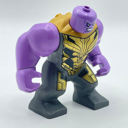 LEGO Thanos - Medium Lavender Arms, Smile, Super Heroes, Avengers, Large Minifigure (sho733)