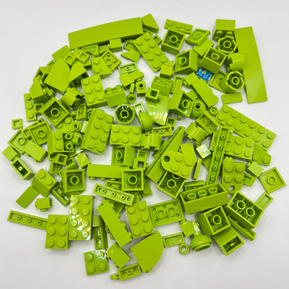 LEGO Lime, Mixed Bricks, Approx. 120g