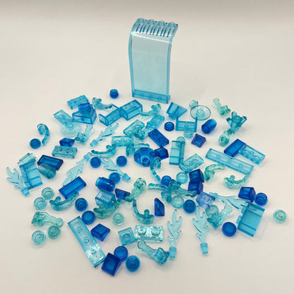 LEGO Energy Effects, Transparent Blue, 100 pieces, Water, Flame