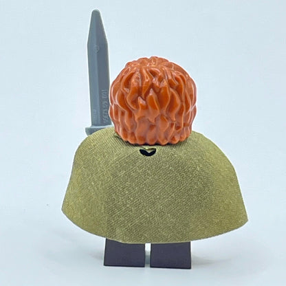 LEGO Meriadoc Brandybuck (Merry), Rare, Dark Orange Hair, Lord of the Rings, Minifigures (lor016)