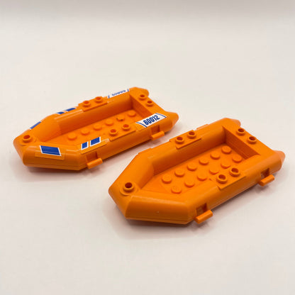 LEGO Orange, Rubber Raft, 2 Pieces