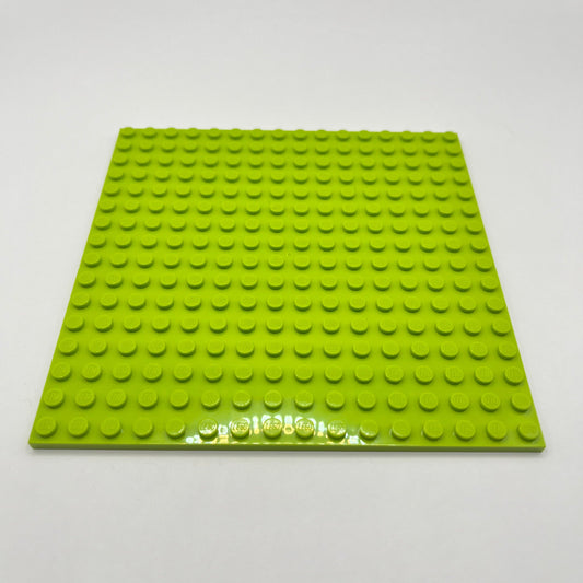 LEGO Plate, Lime, 16x16, 91405 (1 Piece)