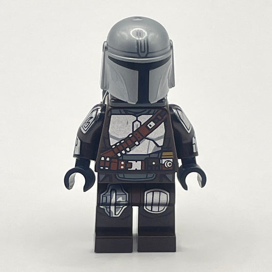 LEGO The Mandalorian / Dim Djarin / 'Mando' - Silver Beskar Armor, Jet Pack, Star Wars Minifigure (sw1258)