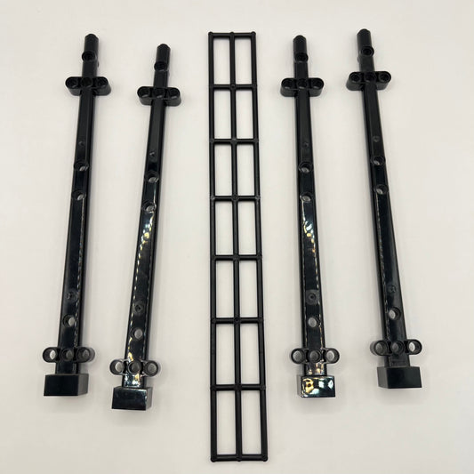 LEGO Black, Masts and Rigging, 5 Pieces