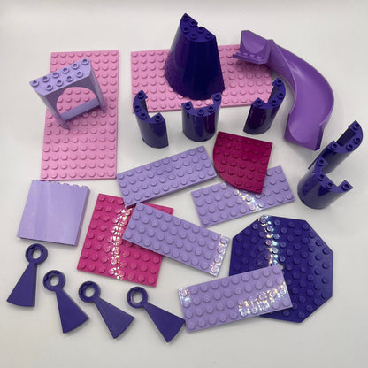 LEGO Pink and Purple, Large Building Pieces, 20 Pieces