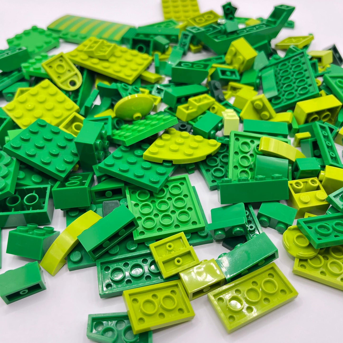 LEGO Mixed Bricks, Mixed Greens, Approx. 200g