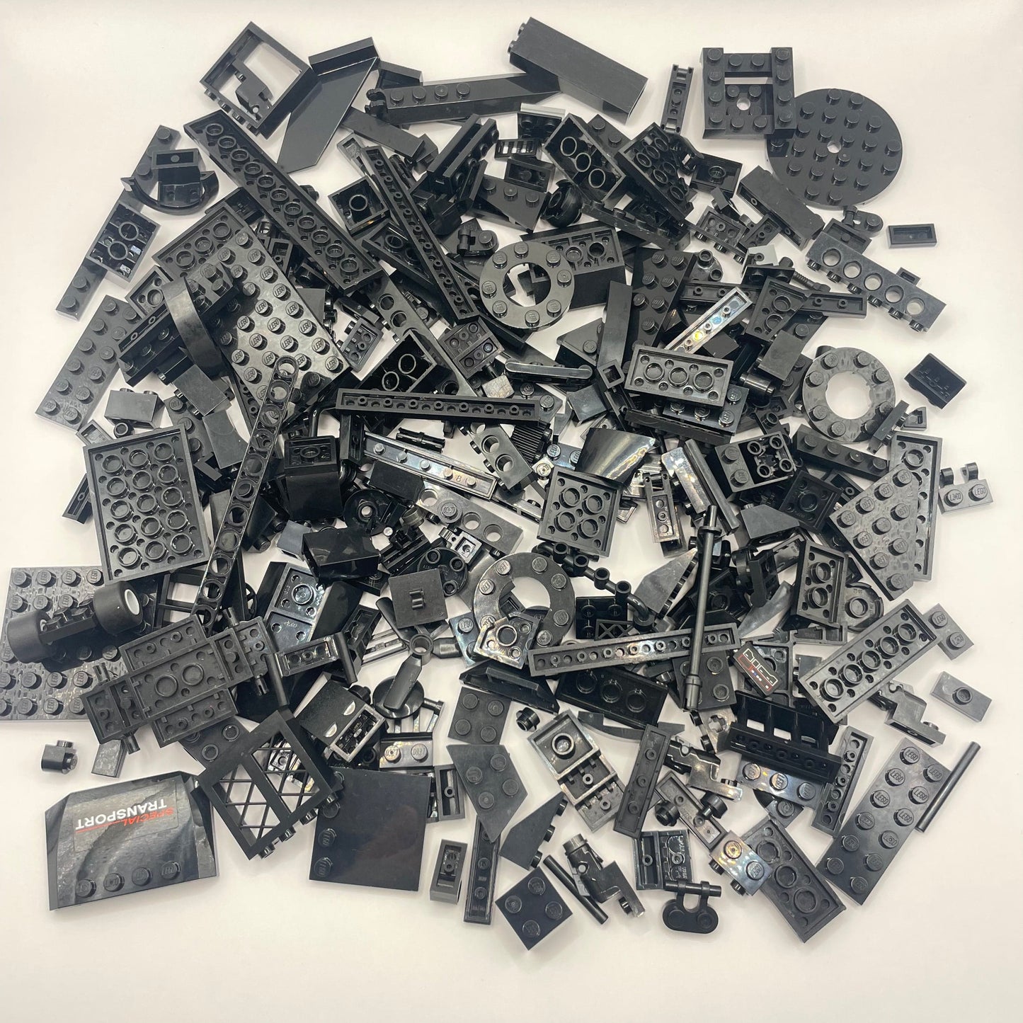 LEGO Mixed Pieces, Black, Approx. 260g