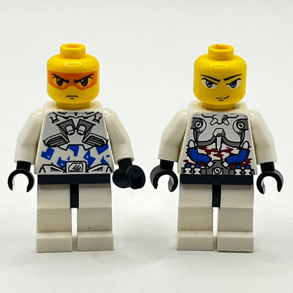 LEGO Hikaru and Ha-Ya-To, Silver Armor, Exo-Force Minifigures