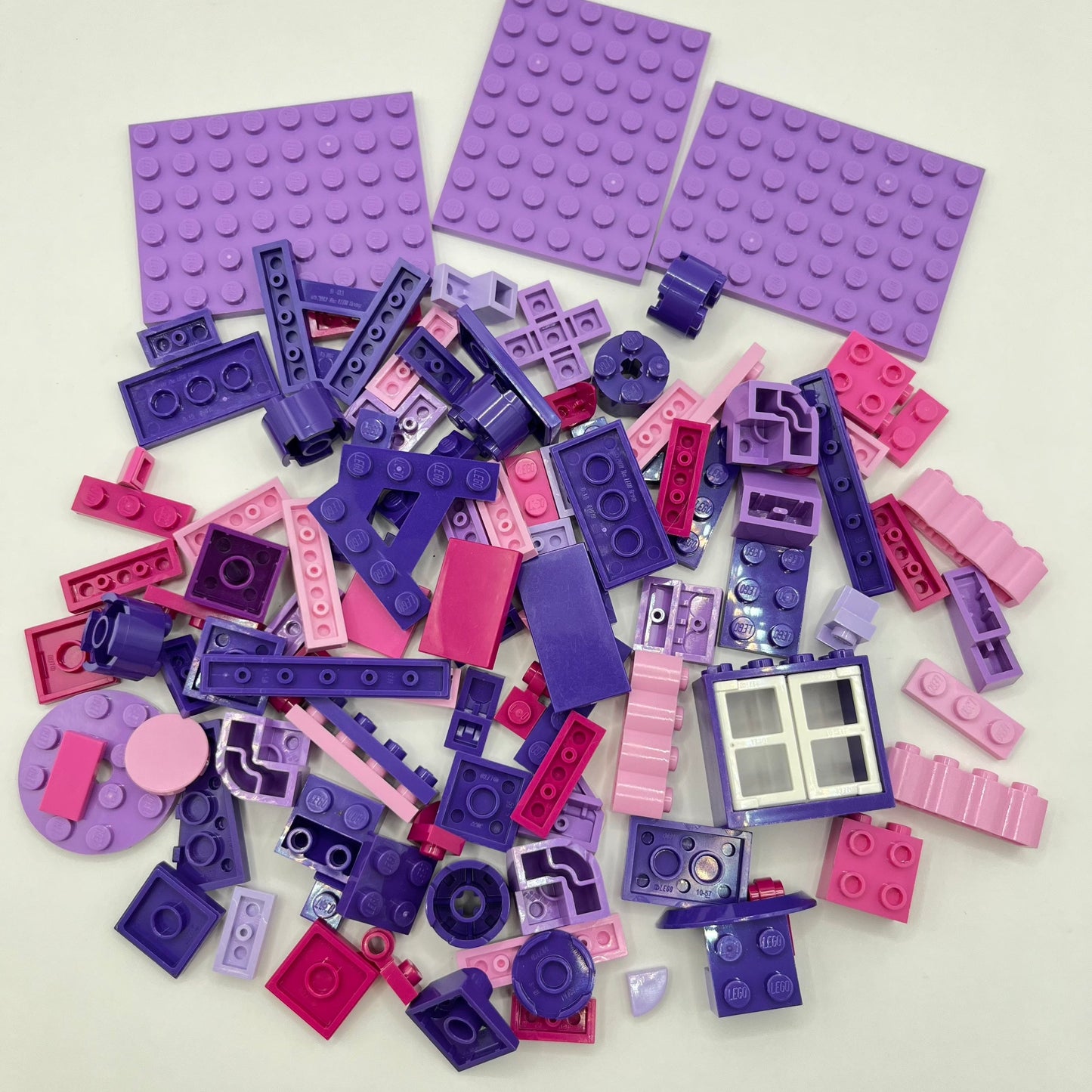 LEGO Pink and Purple, Mixed Pieces, Approx. 90g