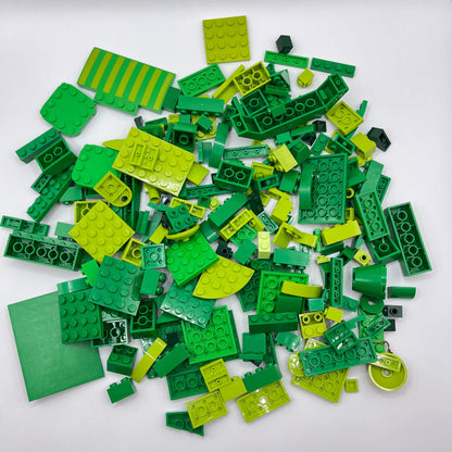 LEGO Mixed Bricks, Mixed Greens, Approx. 200g