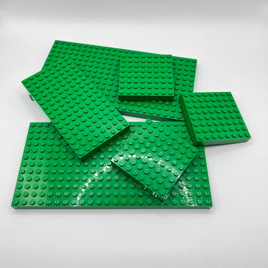 LEGO Large Bricks, Green, 6 Pieces