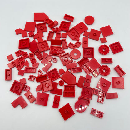 LEGO Tiles and Jumpers, Red, 90 Pieces