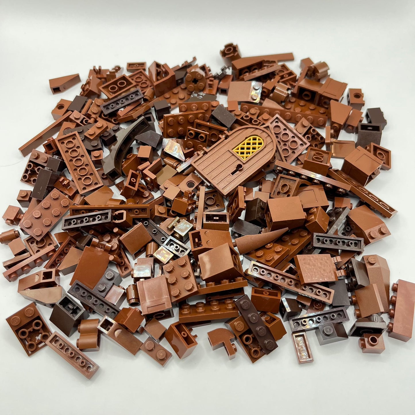 LEGO Mixed Brown, Mixed Bricks, Approx. 220g