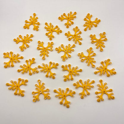 LEGO Plant Leaves 6x5, Bright Light Orange, 20 Pieces (2417)