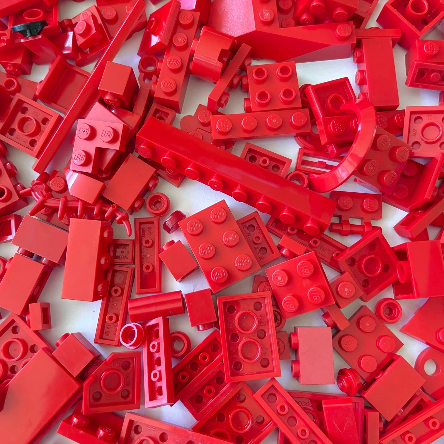 LEGO Mixed Bricks, Red, Approx. 300g