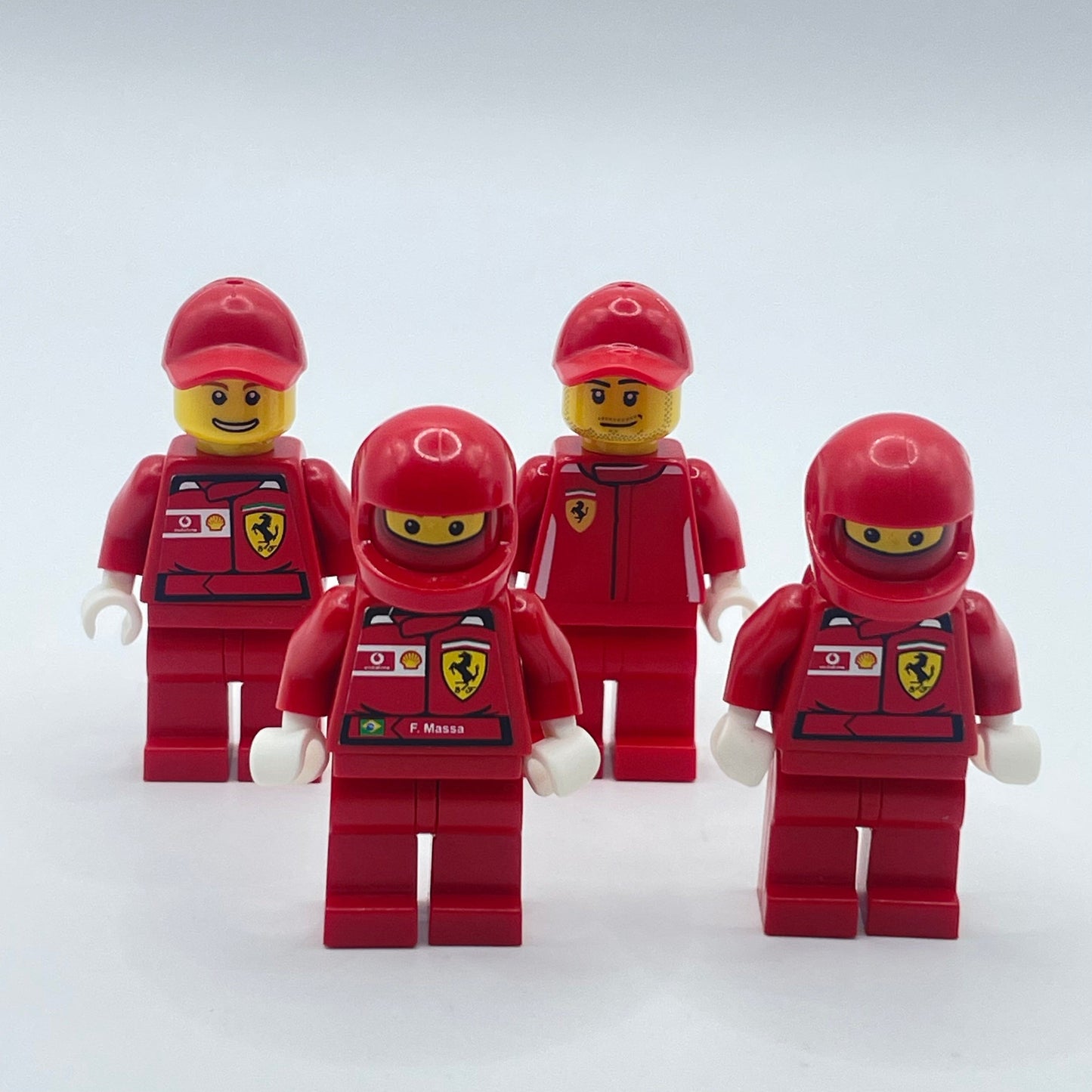 LEGO Team Ferrari, Race Car Drivers, Minifigures (Set of 4)