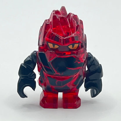 LEGO Rock Monster - Infernox, Trans-Red Minifigure (pm027)