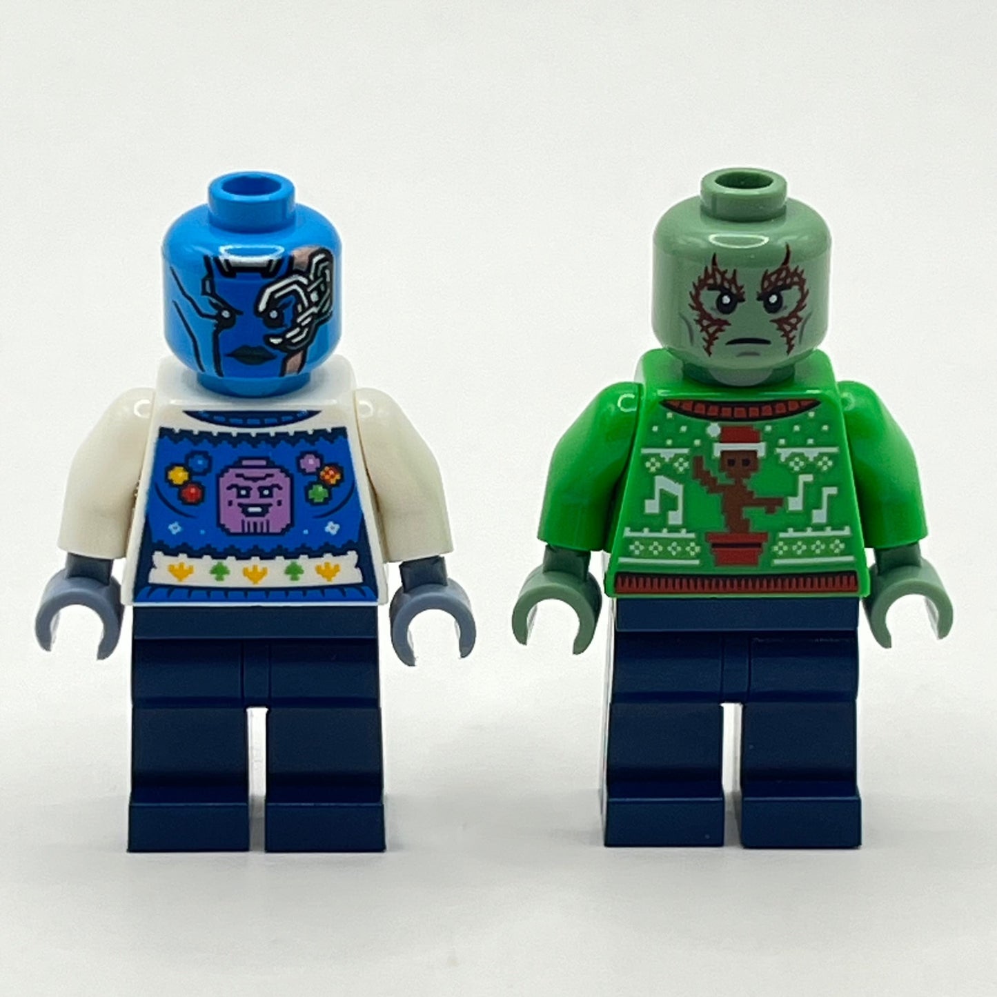 LEGO Nebula and Drax Holiday Sweaters, Super Heroes, Minifigures (sh0835 and sh0837)