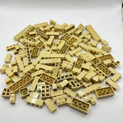 LEGO Tan, Mixed Bricks, Approx. 200g