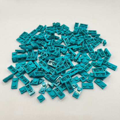 LEGO Dark Turquoise, Small Plates, Approx. 50g