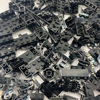 LEGO Mixed Vehicle & Building Parts, SNOT, Black, Approx. 230g