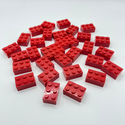 LEGO 2x3 Brick, Red, 32 Pieces