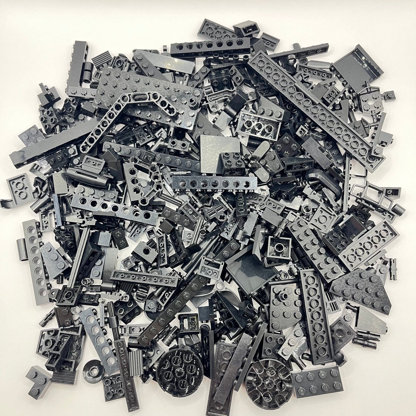 LEGO Mixed Bricks with Technic, Black, Approx. 310g