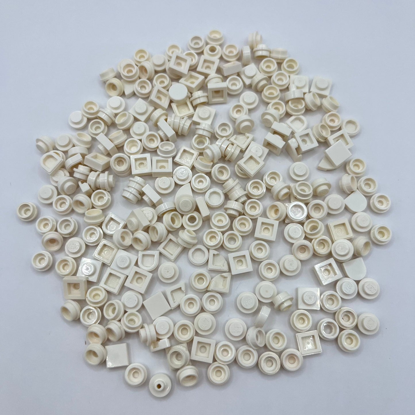 LEGO 1x1 Mixed Plates, White, 240 Pieces