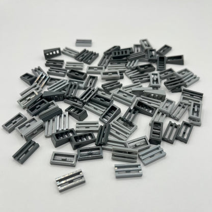 LEGO Mixed Grey, Grills, 100 Pieces