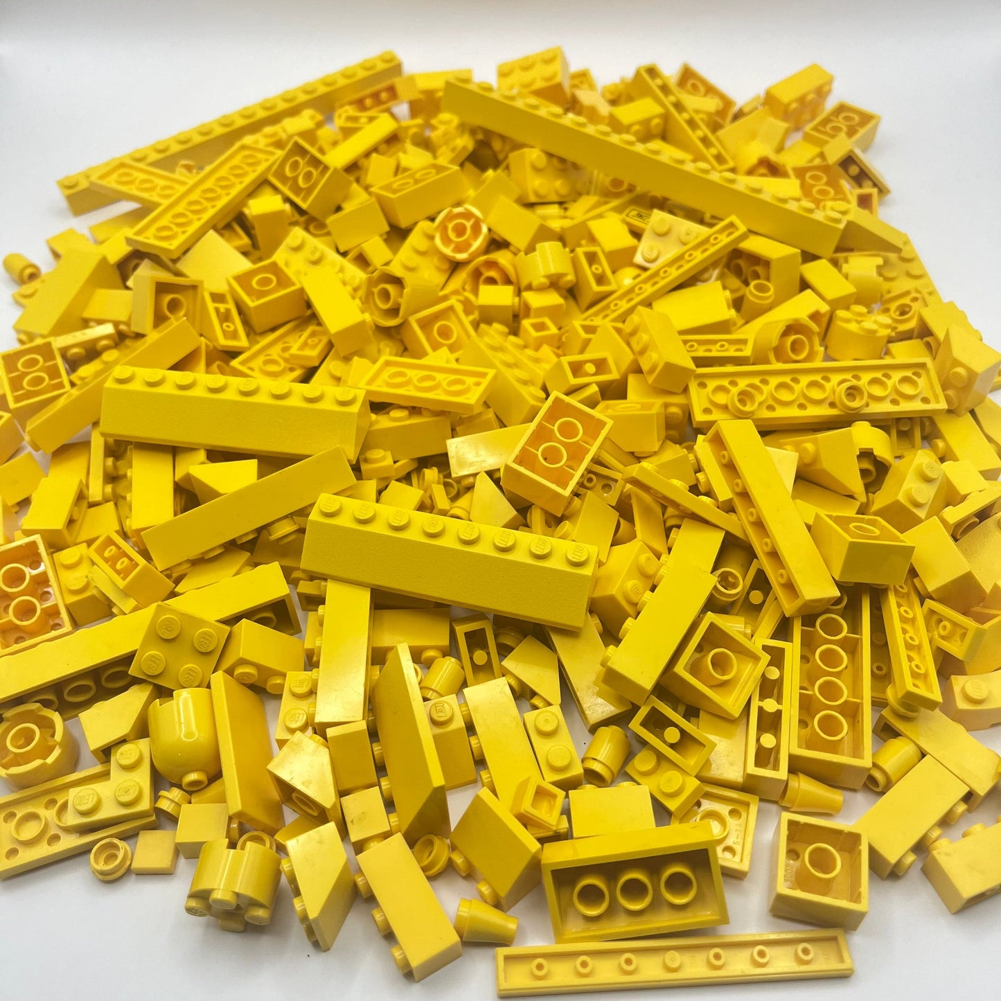 LEGO Yellow, Bricks, Plates, Slopes, Mixed Bag, Approx. 410g